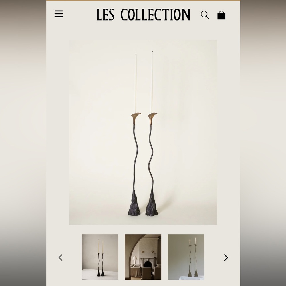 Pair of candlesticks